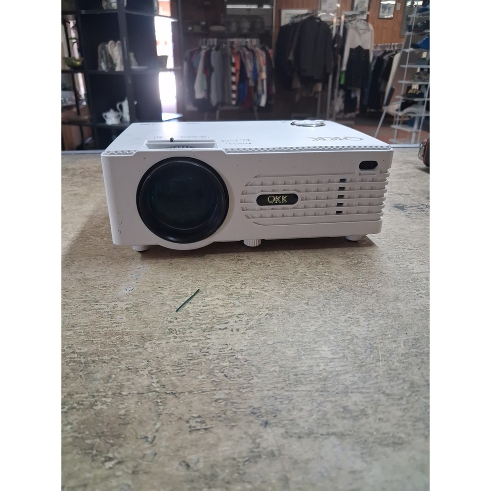 QKK Projector Mini Projector Full HD 1080P Portable Home Theater Video Projector